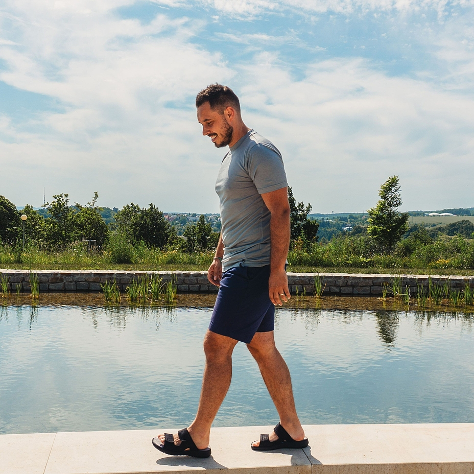 Men’s Merino Short Sleeve T-shirt Grey