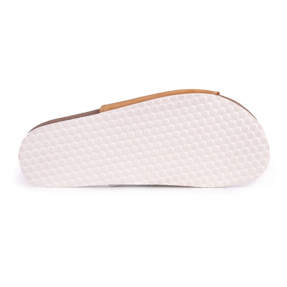 Men's  Alex Orthopaedic Cork Sliders Beige