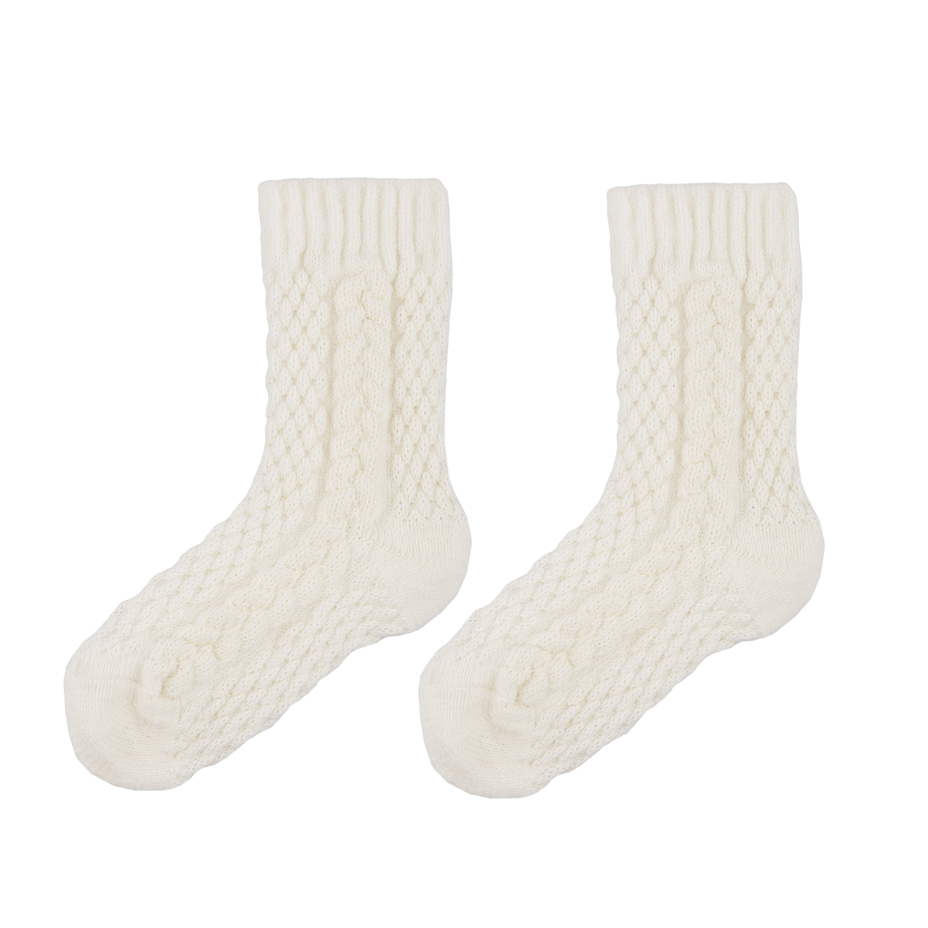 Kids’ Traditional Merino Wool Socks White
