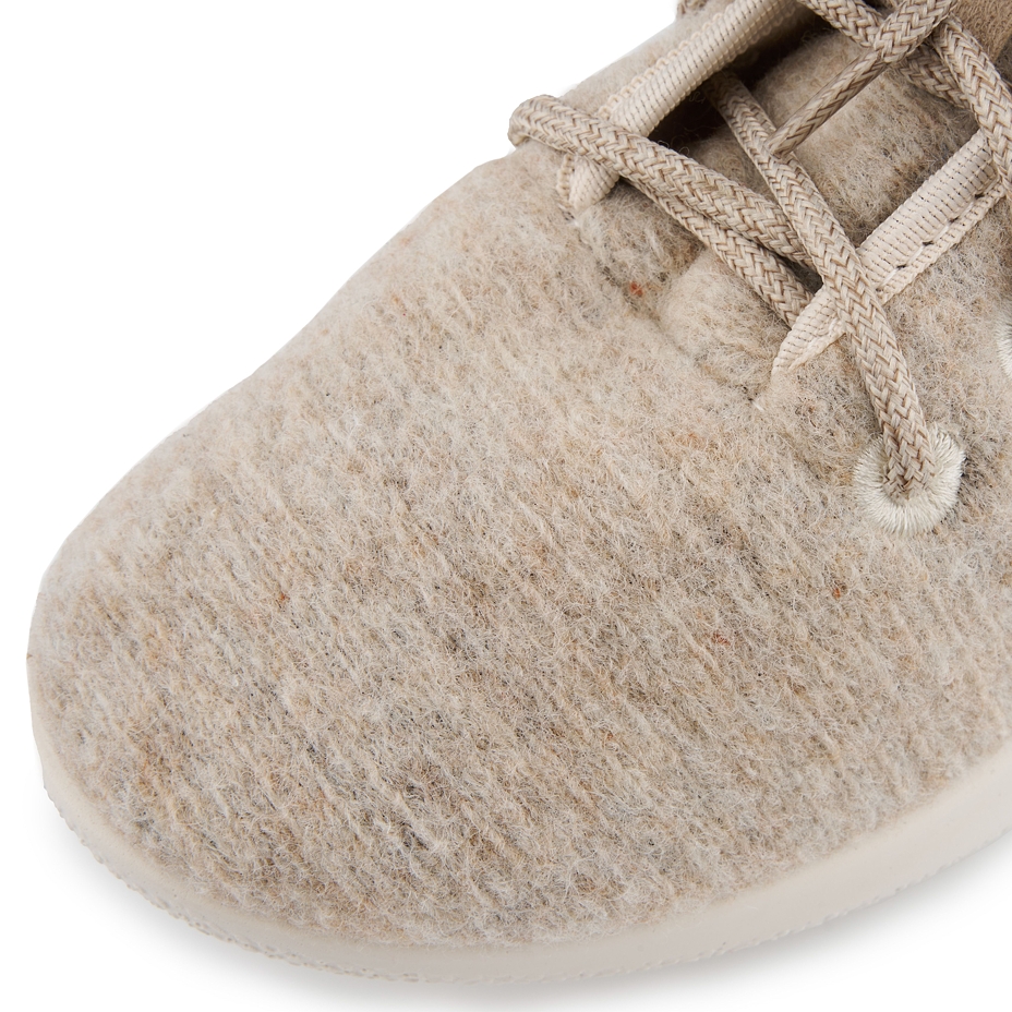 Woolee High-Top Wool Trainers Beige
