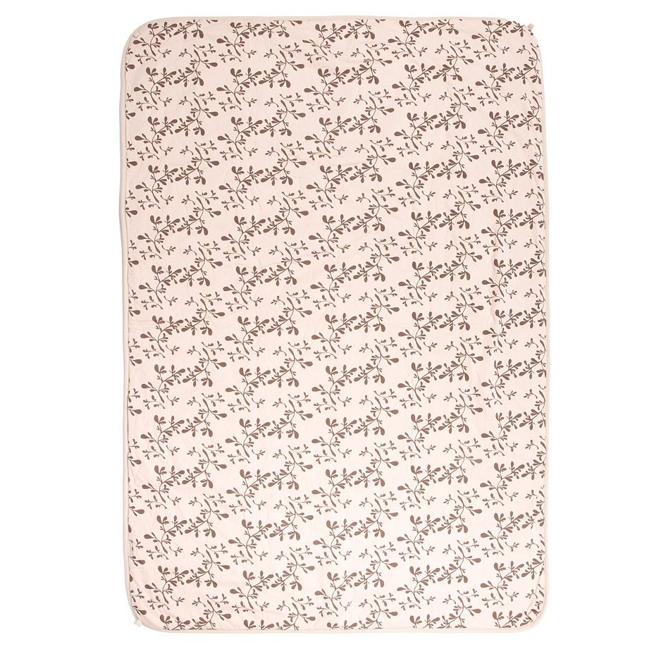 Lined Double-Layer Wool Blanket Beige