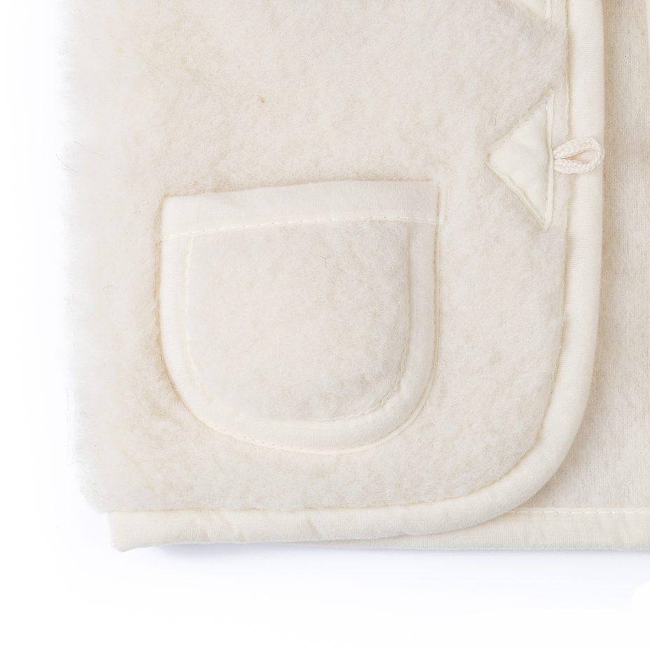 Kids’ Wool Vest Natural