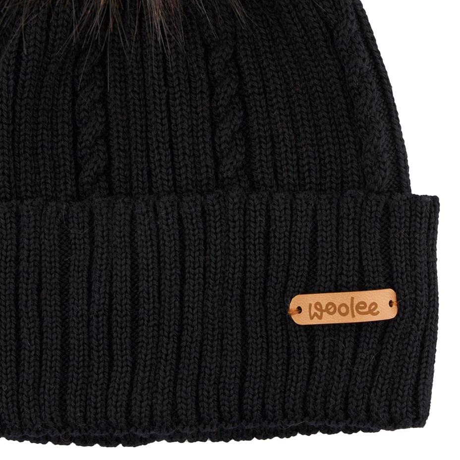 Woolee Wool Hat V32 Black
