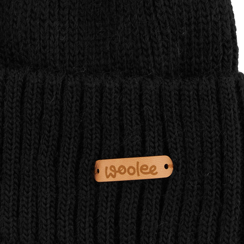 Woolee Hat with Sheep’s Wool V36 Black