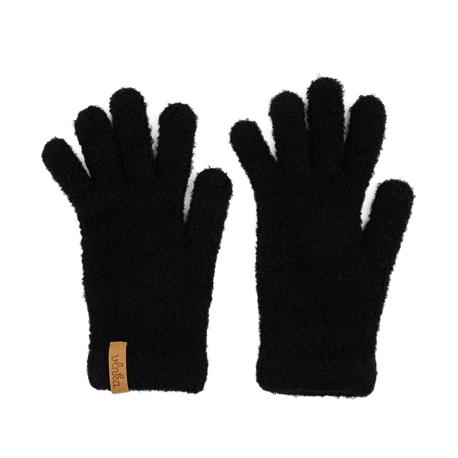 Kids’ Vlnka Gloves with Wool R06 Black
