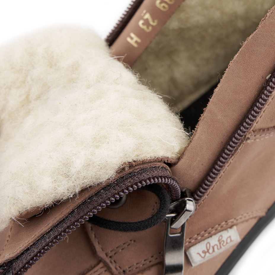 Women’s Gita Leather Boots Brown