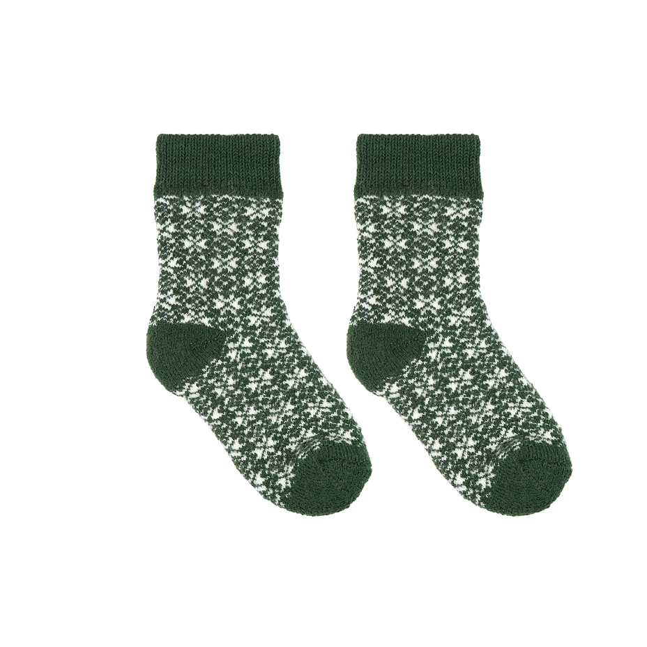 Merino Kid's Socks Green
