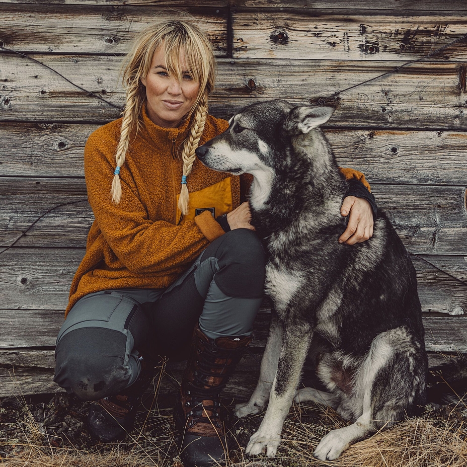 Merino Flok Lundhags Women's Sweatshirt - Brown