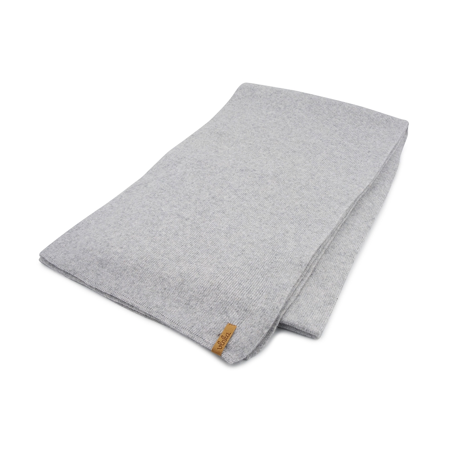 Vlnka Wool Scarf with Cashmere B07 Light Grey