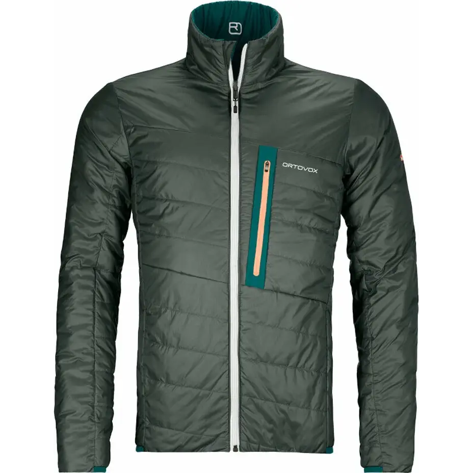 Men’s Ortovox Piz Boval Jacket Pacific Green