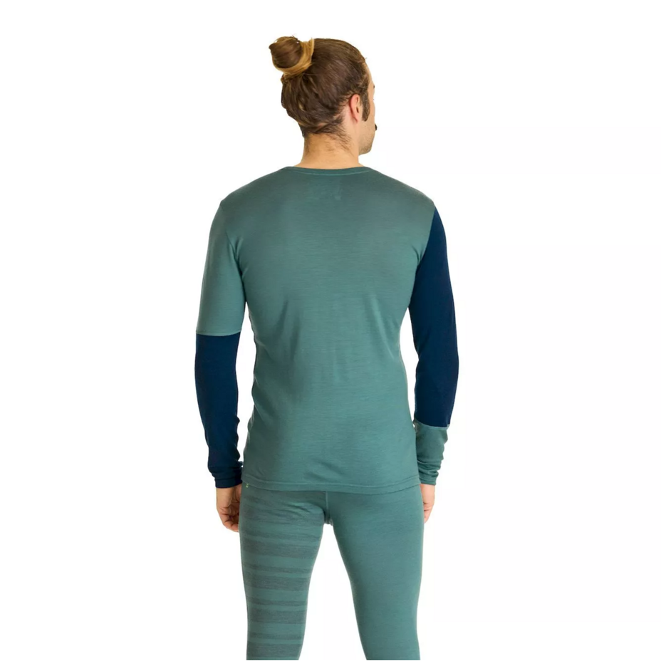 Men’s Ortovox 185 Rock'n'Wool Long Sleeve Merino Top Arctic Grey