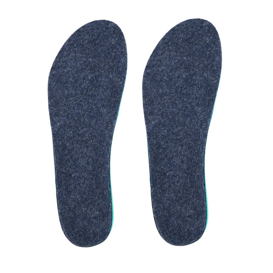 Barefoot wool moulded Woolee shoe inserts with sugar cane (bagasse)