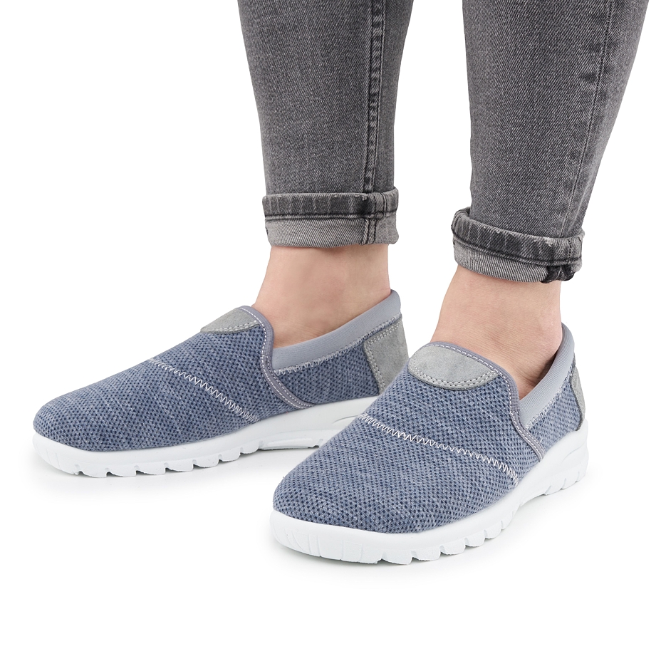 Women's slip-on gel sneakers blue