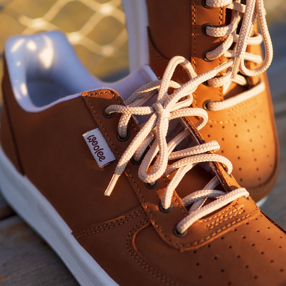 Leather sneakers Woolee Prestige