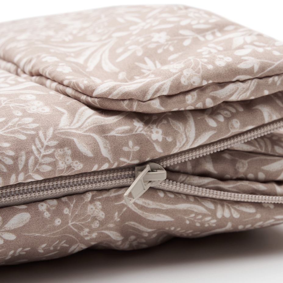 Baby cotton footmuff Vlnka brown