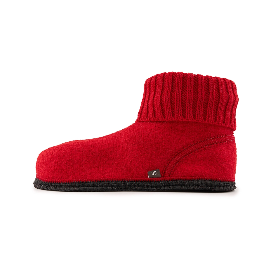Women's Silvie Felt TV Slippers Red