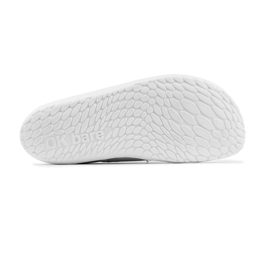 Barefoot leather sneakers Sasha white