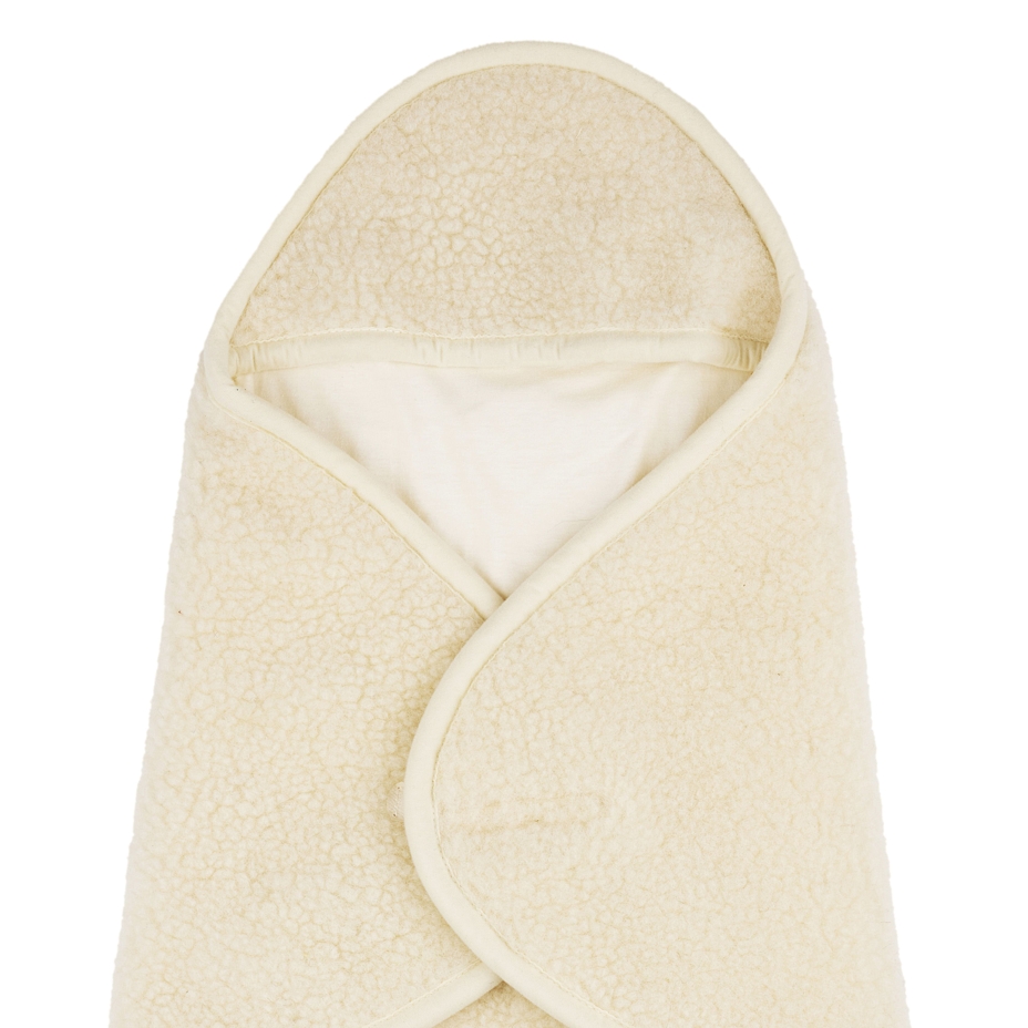 Baby wool car seat wrap natural