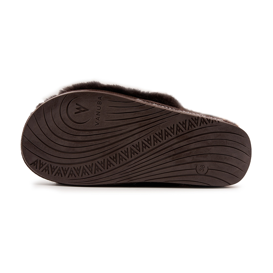 Women’s Dora Wool Slippers Brown