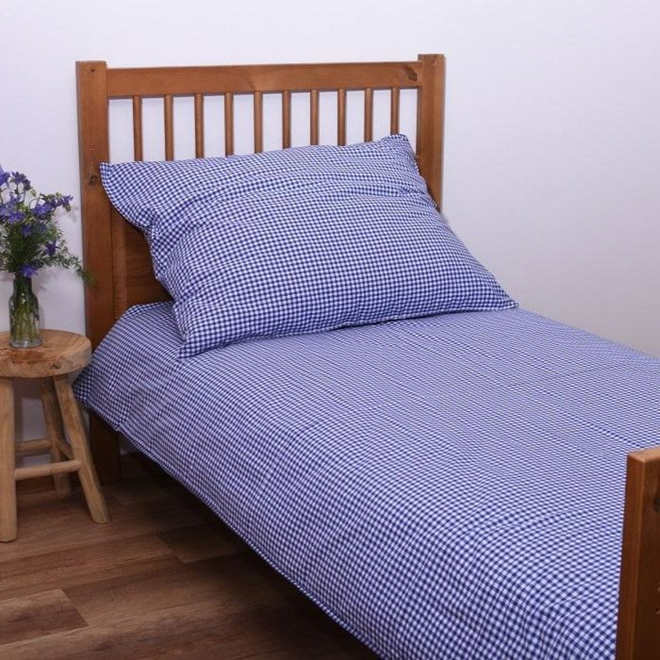 Cotton Canvas Bedding Folklore Blue
