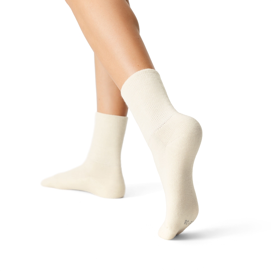 2 pairs “Siberia“ Merino Wool Socks White