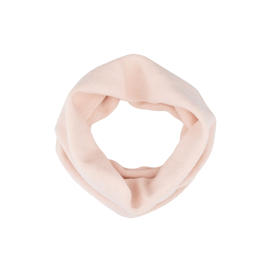 Wool Neck Warmer Supersoft Merino with Cashmere Komin Light Pink