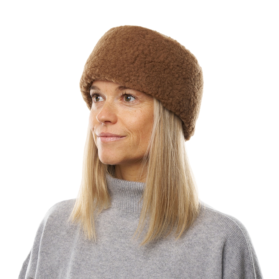 Woolen Headband Brown