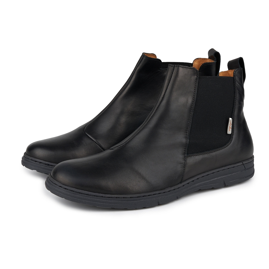 Men's Leather Low Shoes Viktor Black