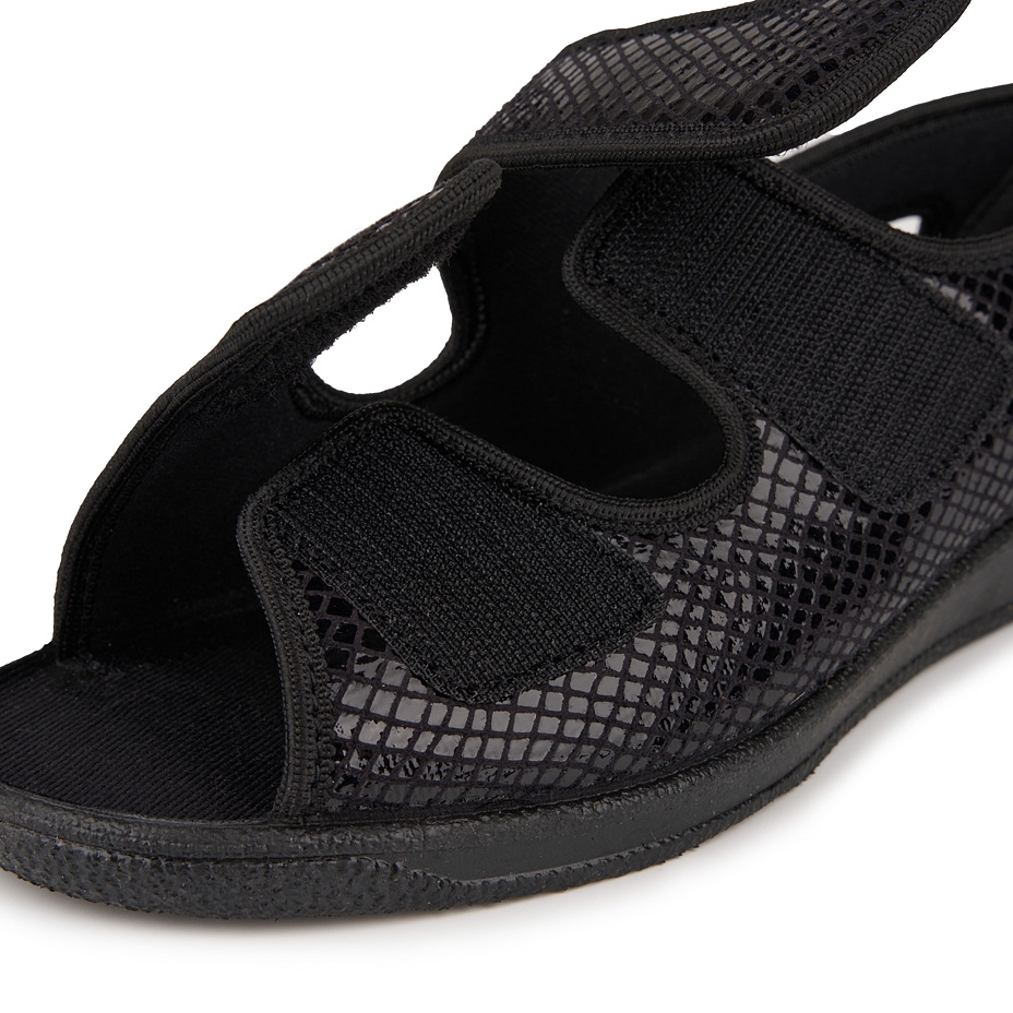 Women's bandage sandals for bunions Marina black