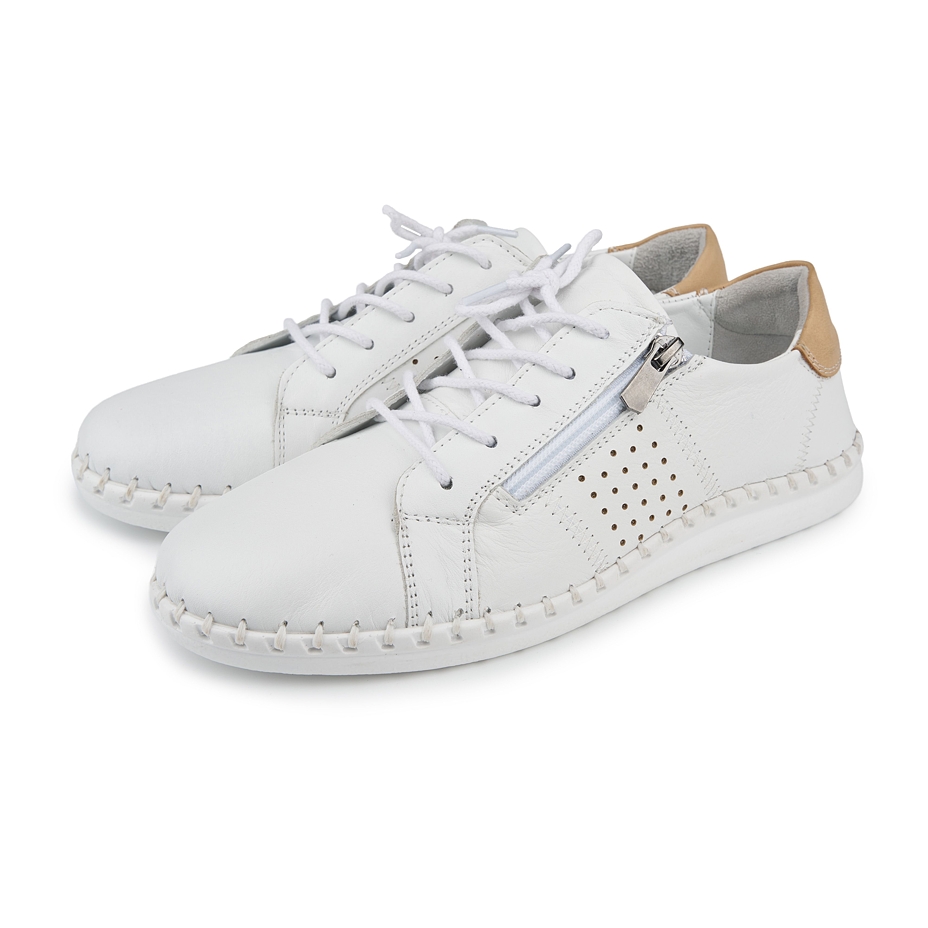 Women's leather sneakers Tabita white