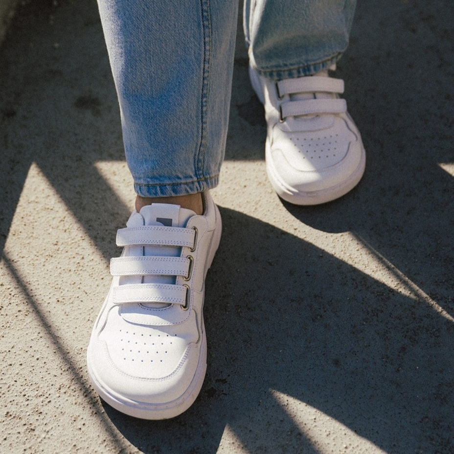 Barefoot sneakers Barebarics Zing Velcro - white