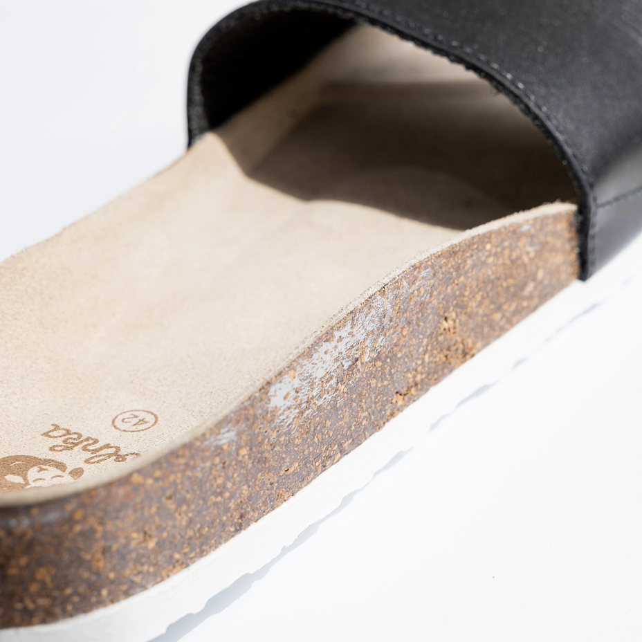 Men's cork anatomical slip-on shoes Trepky Black - 2nd quality