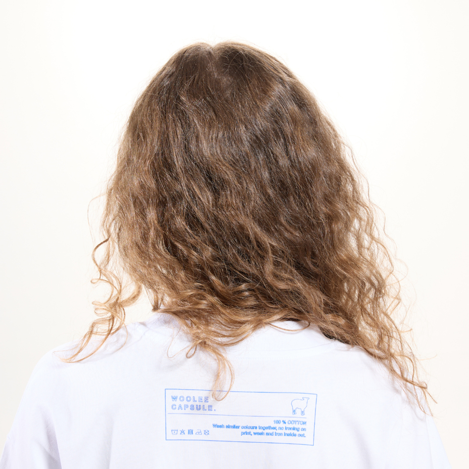 Woolee Capsule organic cotton t-shirt white