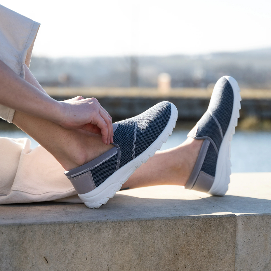 Women's slip-on gel sneakers blue