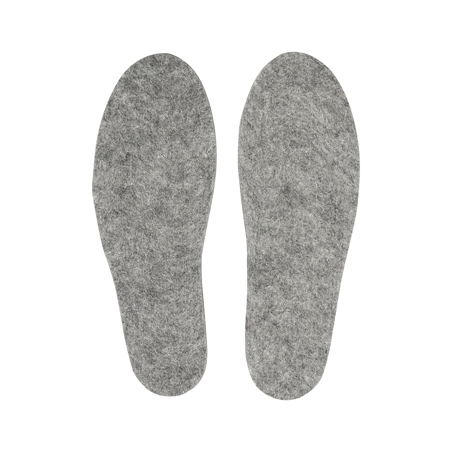 Men's low wellies with wool insole black