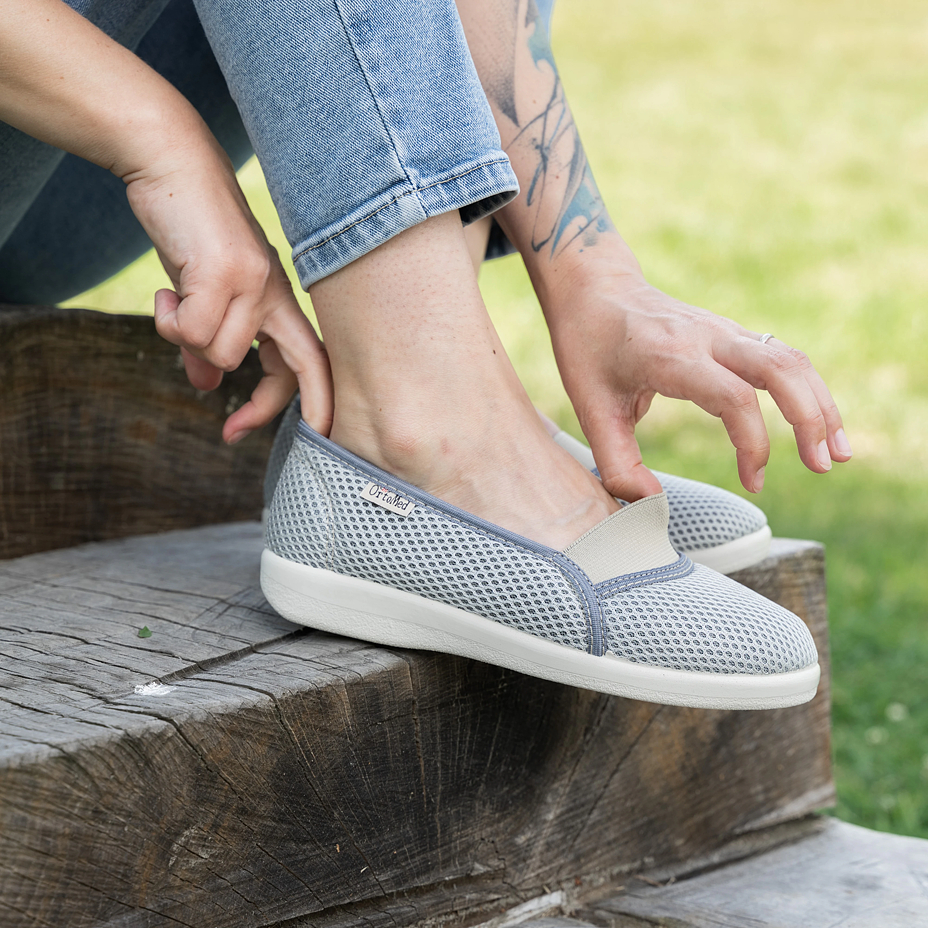 Women's Comfort Ballerina Pumps Grey