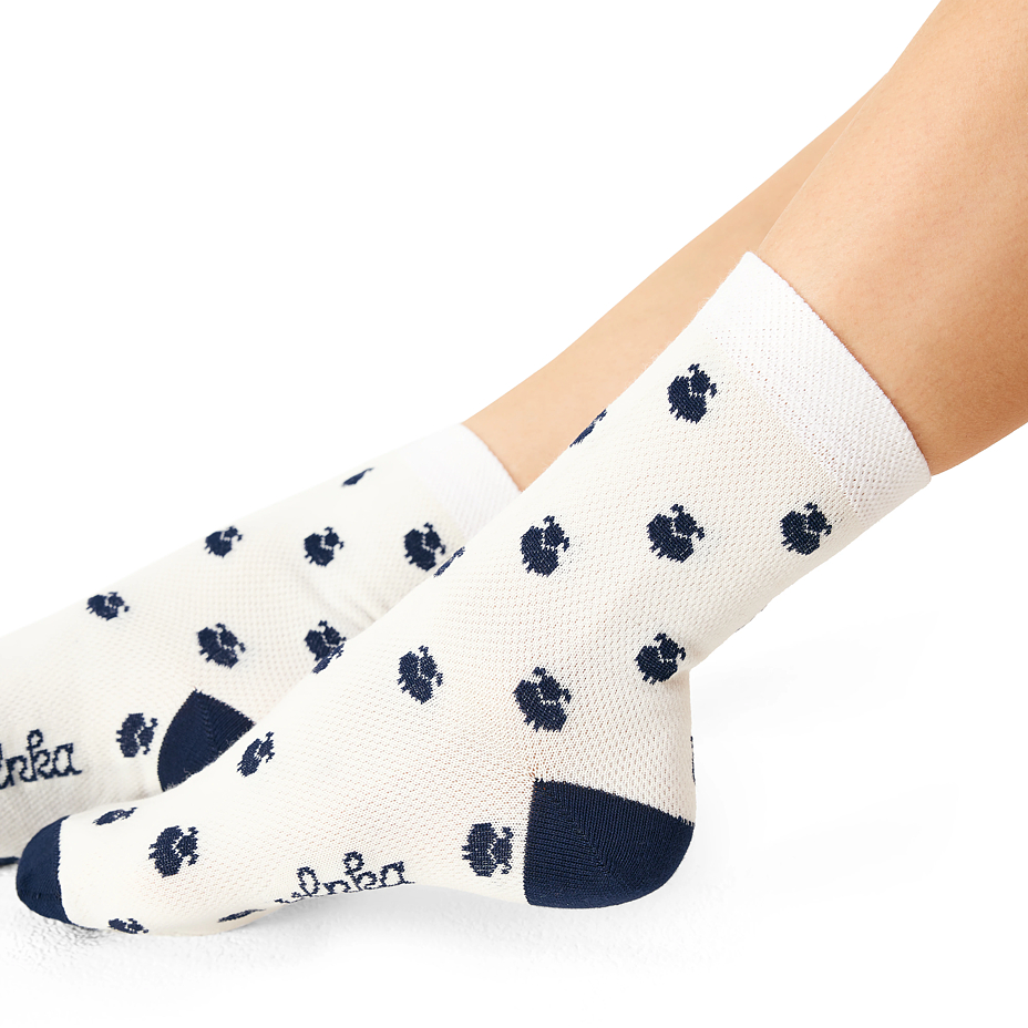 Merino Summer Socks Blue Sheep