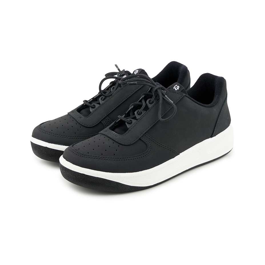 Leather sneakers Woolee Prestige black