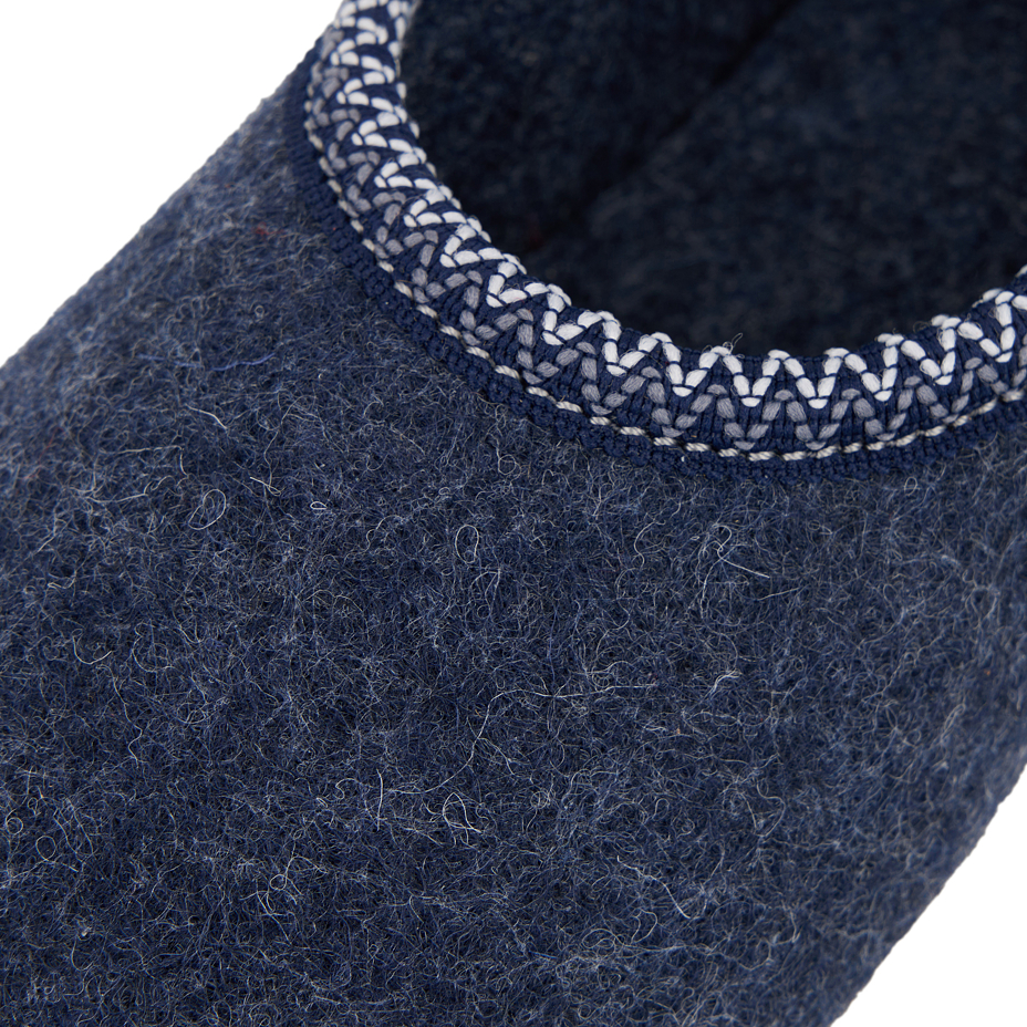 Children's wool felt slippers Mika blue