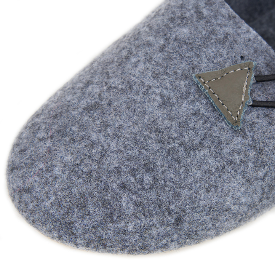 Women's wool felt slippers Marisa gray