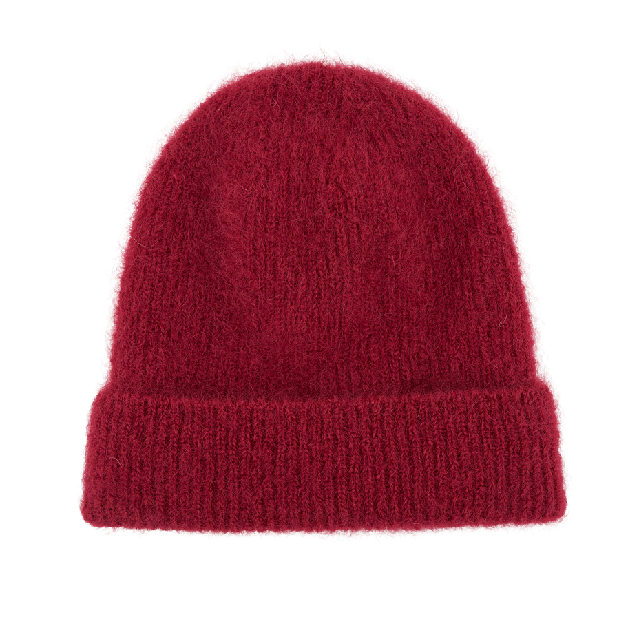 Mohair hat  Woolee Capsule red