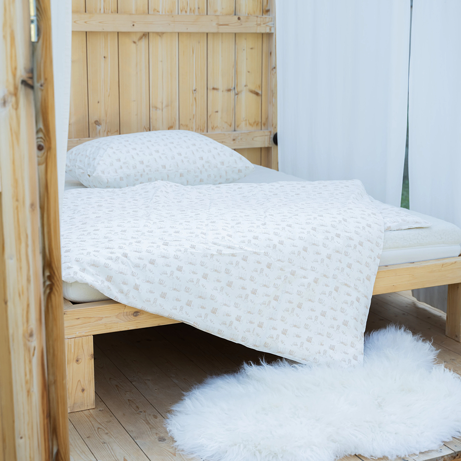 Illustrated Cotton Bedding Wool