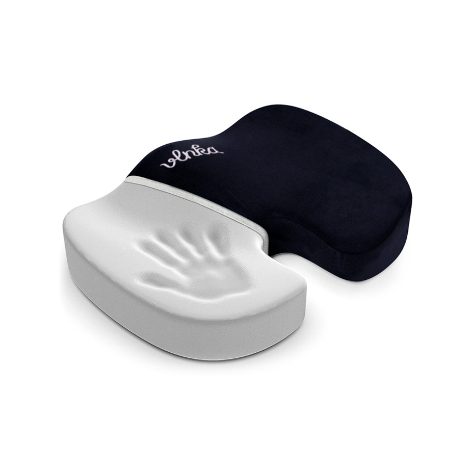 Orthopedic memory seat cushion