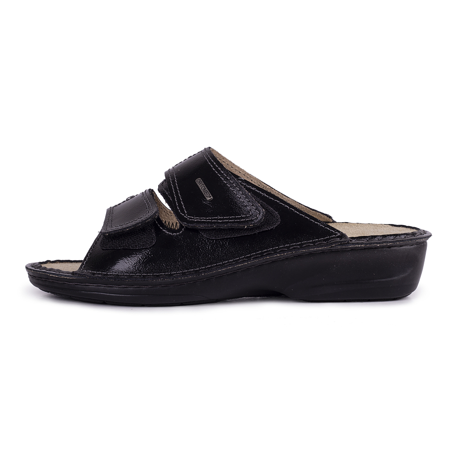 Women's Eva Orthopaedic Leather Slip-on Shoes for Bunions Black