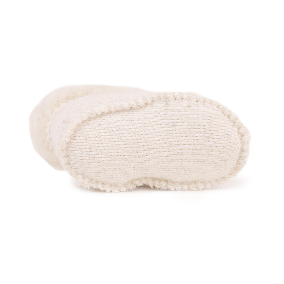 Elastic Baby Booties with Wool Lining