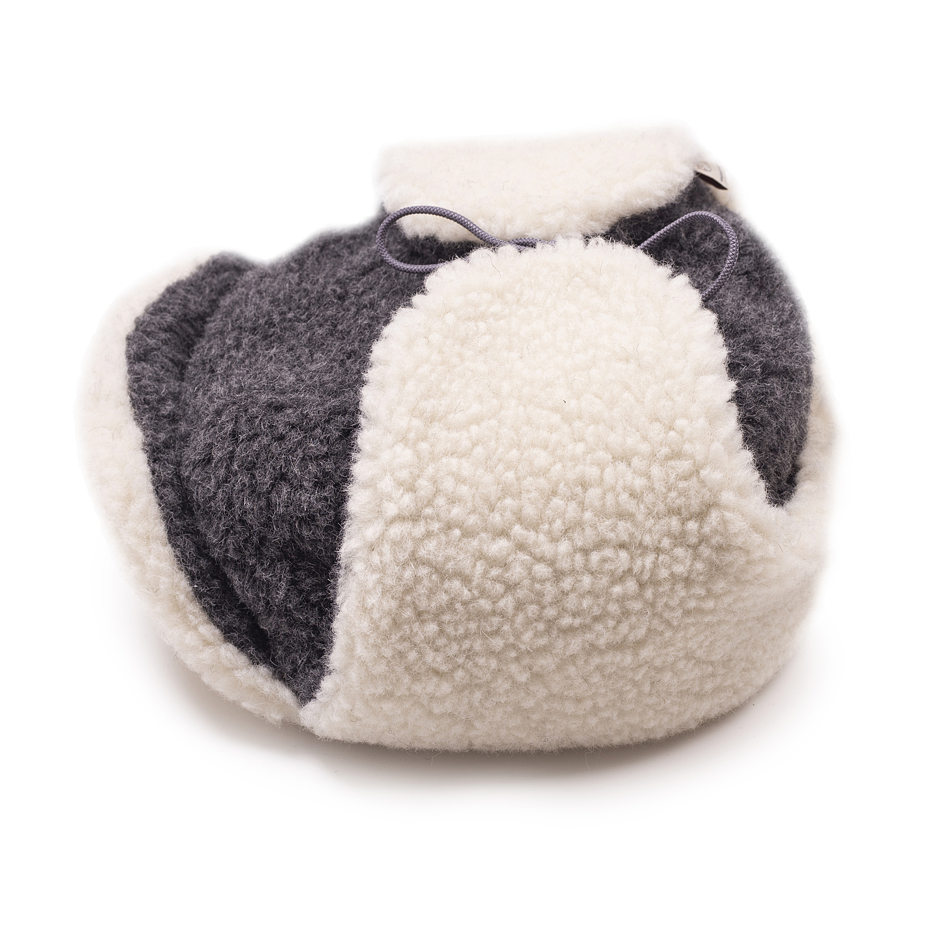 Wool Bomber Hat Grey