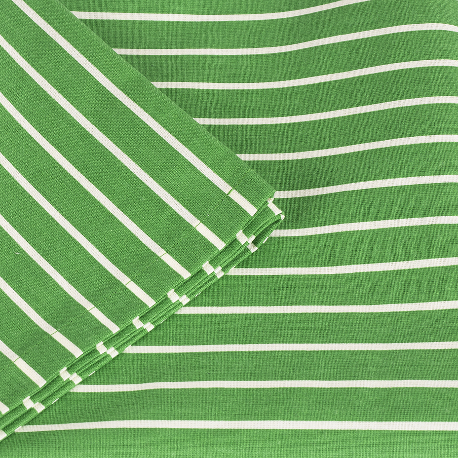 Table Runner Green Stripes
