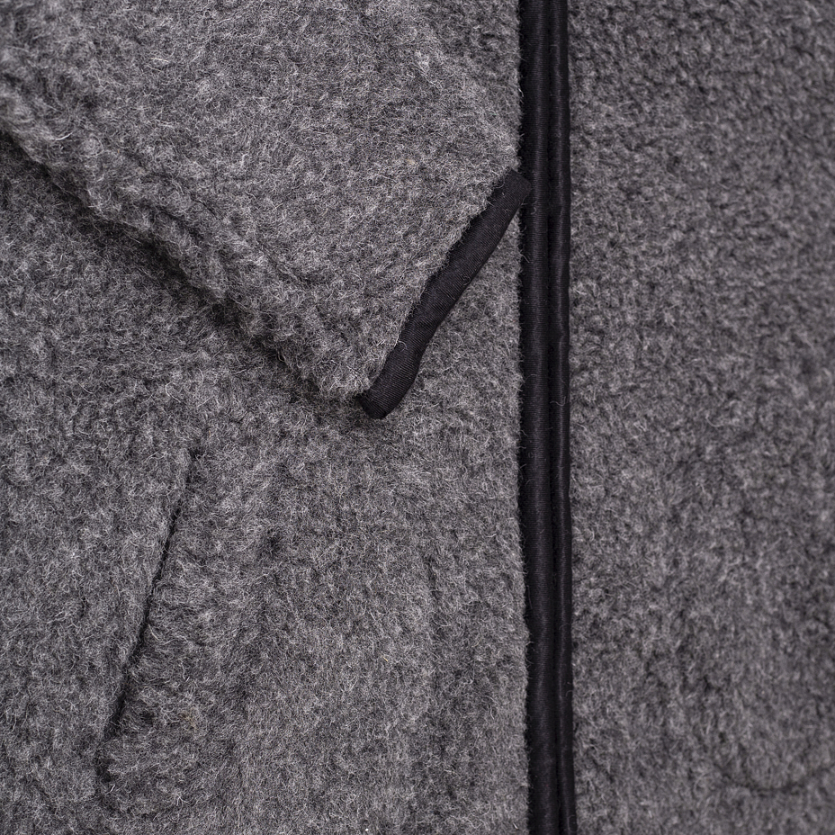 2-in-1 Wool Jacket Dark Grey