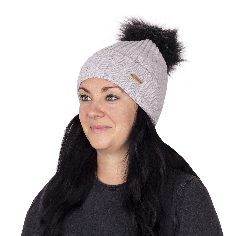 Vlnka Woolly Hat V04 Light Grey