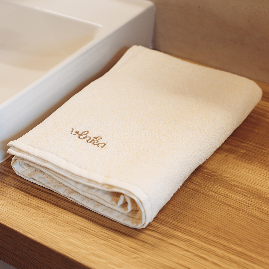 Vlnka Cotton Bath Towel Natural